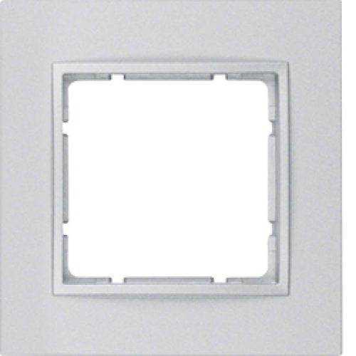 Berker 10116424 Rahmen 1fach B.7 alu, matt Mesch Shop Berker 10116424 Rahmen 1fach B.7 alu, matt Mesch Shop